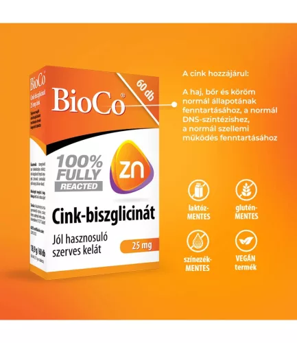 BioCo Zinkbisglycinat 25 mg 60 Tabletten