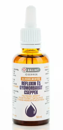 Bálint Tropfen Alkoholfreie, magenfreundliche Tropfen gegen Reflux, 50 ml