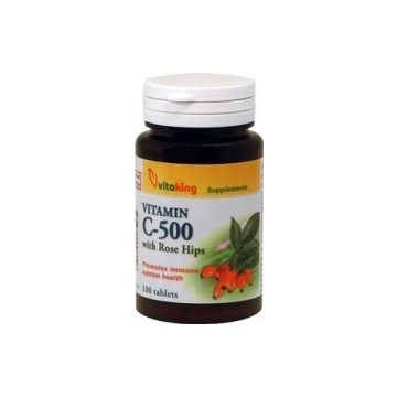 Vitaking C-500 Csipkebogyóval (100) tabletta
