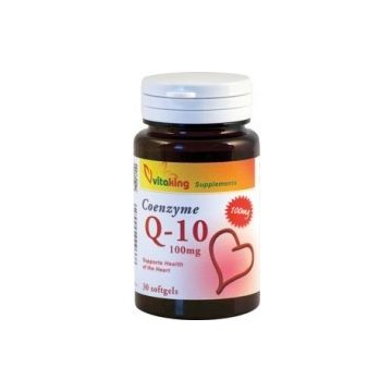 Vitaking Q-10 Coenzym 100mg (30) lágykapszula