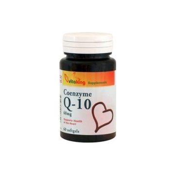 Vitaking Q-10 Coenzym 60mg (60) lágykapszula