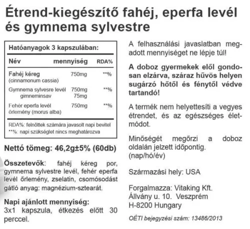 Vitaking GymneMAX Zimt (60) Kapseln