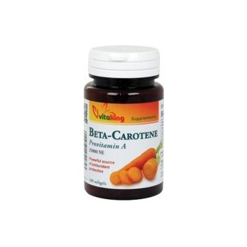 Vitaking Beta Carotine 15mg (100) lágykapszula