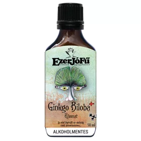   EzerJóFű Ginkgo Biloba+ Extrakt 50 ml, alkoholfrei, mit pflanzlichem Glycerin