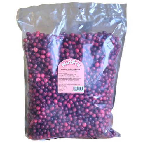 Paleolit Liofilizált vörös áfonya 1kg szemek lédig Cranberries freeze-dried