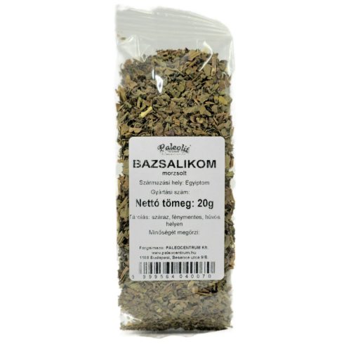 Paleolit Bazsalikom morzsolt 20g Basil leaves crushed without stems