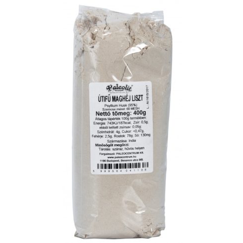Paleolit Útifű maghéj liszt 400g Psyllium Husk 95% 60 mesh