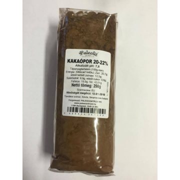 Paleolit Kakaópor 20-22% Alkalizált 250g holland típusú webshop termék