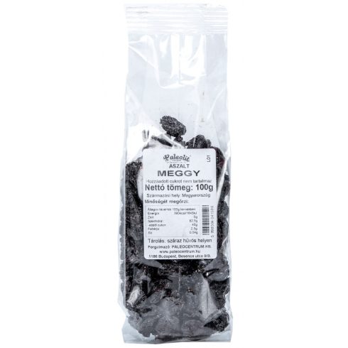 Paleolit Aszalt meggy cukormentes 100g