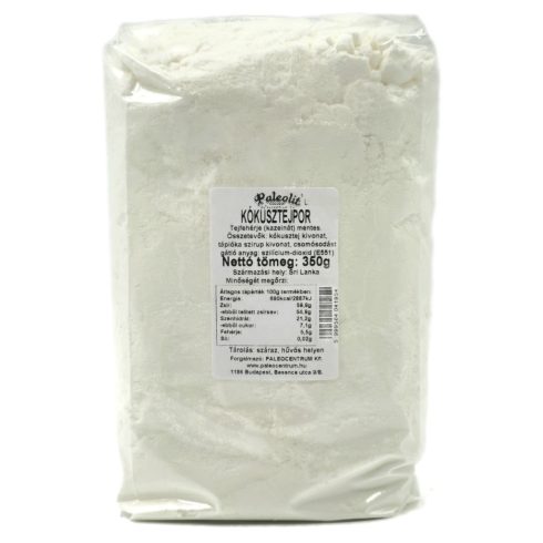 Paleolit Kókusztejpor kazeinmentes 350g Vegán, 54-55% zsírtartalommal webshop termék