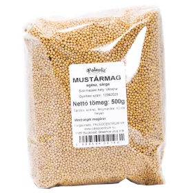   Paleolit ​​Senfkörner, ganz, gelb, 500 g, Weißer Senf – Sinapis Alba