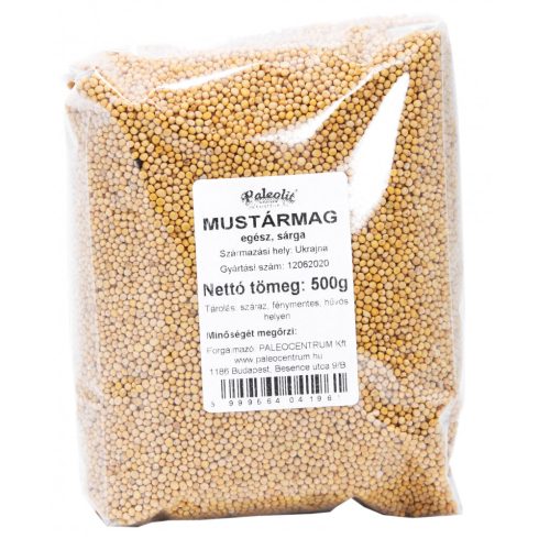 Paleolit Mustármag egész sárga 500g White mustard - Sinapis Alba