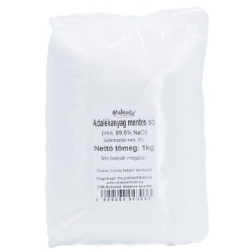   Paleolit Adalékanyag mentes tiszta gyógysó 1kg (99,6% NaCl)