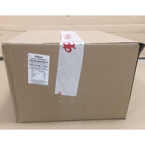 Paleolit Aszalt sárgabarack kocka 12,5kg cukor és kénmentes lédig