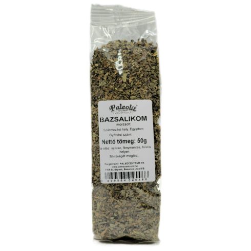 Paleolit Bazsalikom morzsolt 50g Basil leaves crushed without stems