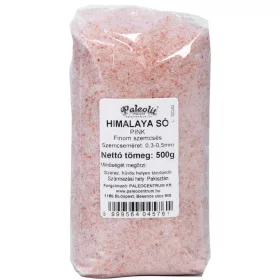   Paleolit ​​Himalaya-Salz, rosa, fein, 500 g, 0,3–0,5 mm