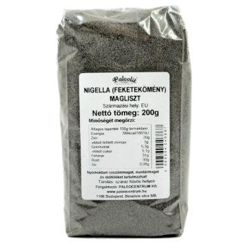   Paleolit Nigella mag liszt 200g (feketekömény) préselvényből