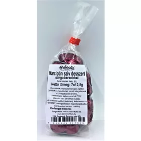 Paleolit ​​Marzipanherz 7x12,5g mit gelbem Pfirsich