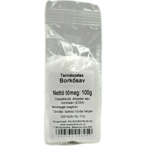 Paleolit Borkősav (természetes) 100g webshop termék