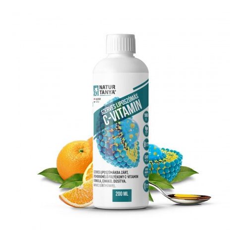Natur Tanya® Liposzómás C-vitamin + cink 200ml folyékony c-vitamin