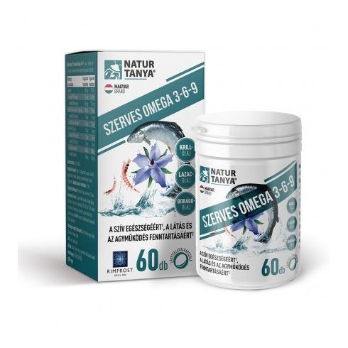 Natur Tanya® Szerves Omega 3-6-9 60db lágyzselatin kapszula