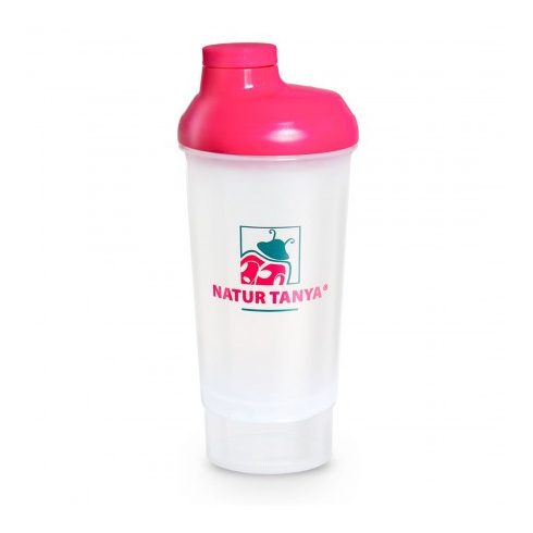 Natur Tanya® kulacs és shaker, alsó tárolórésszel, BPA mentes, 500ml