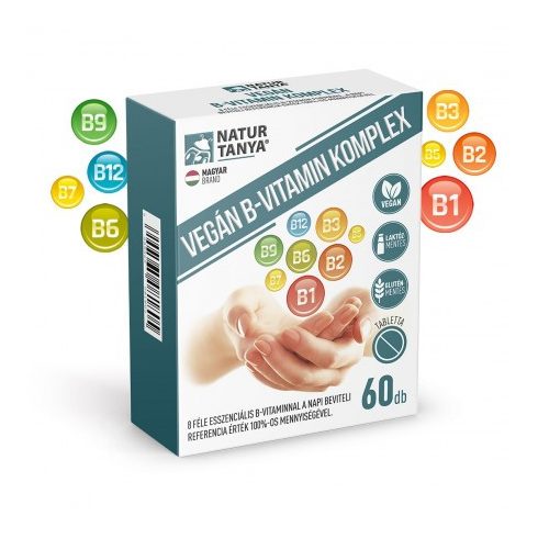 Natur Tanya® Vegán B-vitamin komplex 60 db tabletta