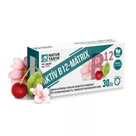   Natur Tanya® Active B12-Matrix 1000 mcg, 30 Kautabletten, Wildkirschengeschmack