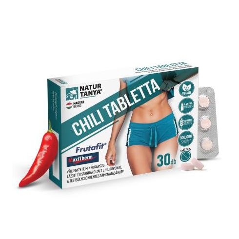 Natur Tanya® Chili 30db tabletta a testsúlycsökkentés támogatásához