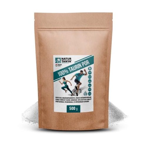Natur Tanya® 100% Taurin por 500g szabad formájú taurin aminosav