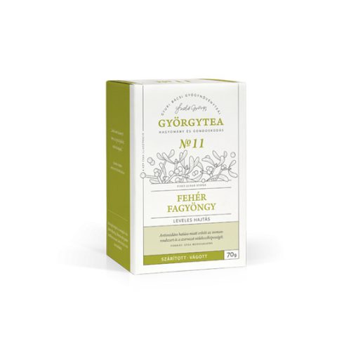 Györgytea Fehér fagyöngy 70g leveles hajtás No.11