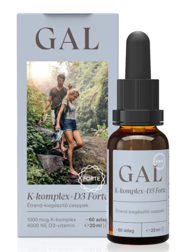 GAL K-Komplex+D3 Forte NEU 1000 mcg K-Komplex + 4000 IE D3 x 60 Dosen
