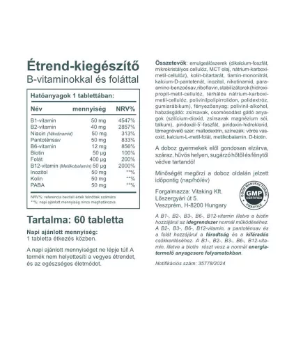 Vitaking Mega B-50 (60) Tabletten