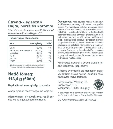 Vitaking Hair Skin Nails (60) Tabletten
