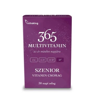 Vitaking 365 Multivitamin Szenior csomag 30 napi adag
