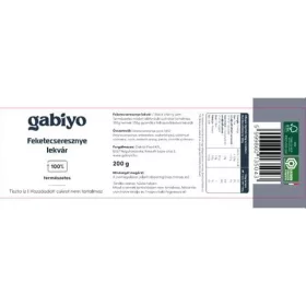 Gabiyo Schwarzkirschmarmelade mit Traubenmost 200 g