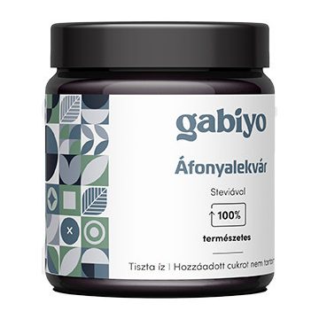 Gabiyo Áfonyalekvár 200g szőlőmusttal