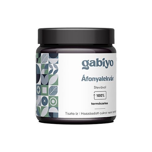 Gabiyo Áfonyalekvár 200g szőlőmusttal