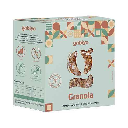Gabiyo Granola Almás-fahéjas 275g