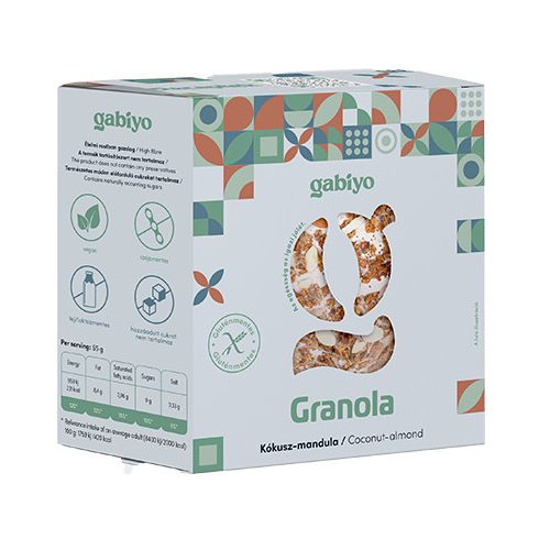 Gabiyo Granola Kókusz-mandula 275g