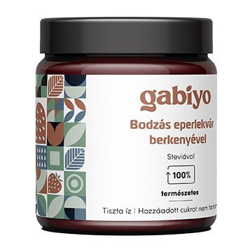 Gabiyo Bodzás eperlekvár berkenyével 200g szőlőmusttal