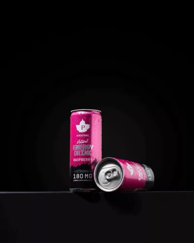 Puhdistamo Natural Energy 330ml Himbeergeschmack, natürliches Energiegetränk DRS