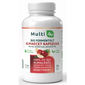   BIO-Fermentierter Apfelessig in Kapselform, 400 mg, 75 Stück, Multi 4u