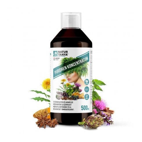 Natur Tanya® Puriden koncentrátum 500ml a szervezet méregtelenítéséhez
