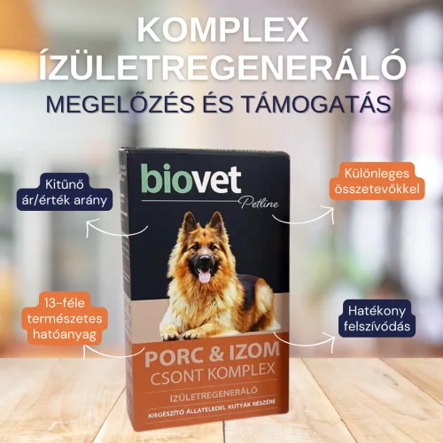 Biovet Knorpel-, Muskel- und Knochenkomplex 500 ml zur Gelenkregeneration für Hunde