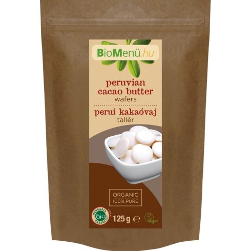 BIO Kakaóvaj tallér perui 125g BioMenü