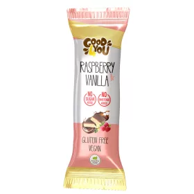   Good4You Himbeer-Riegel mit Vanillegeschmack, 25 g, Himbeer-Vanille