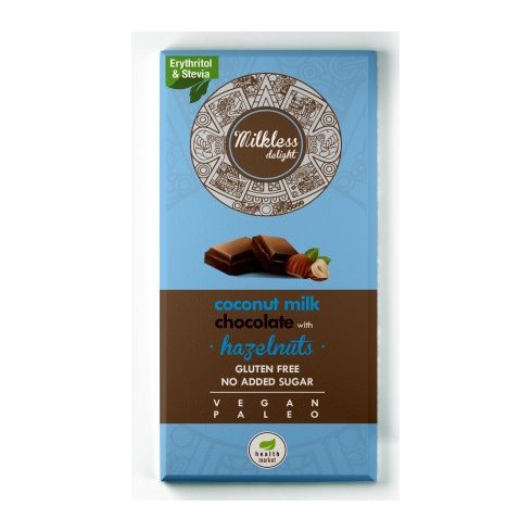 Kókusztejes csoki egészmogyoróval 80g Milkless Delight
