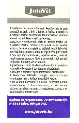 JutaVit Glucosamin-Chondroitin-Kollagen-MSM + Vitamin D + C 120 Filmtabletten