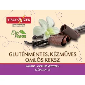   Kakao-Vanille-Shortbread-Kekse 150g Tiszta Tázek glutenfrei, handwerklich hergestellt